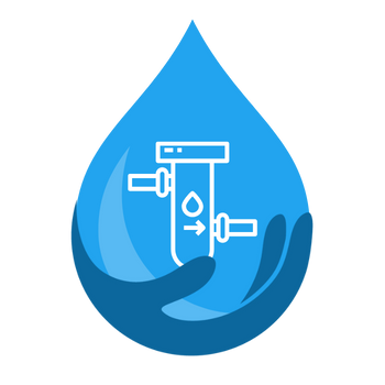 HydroGuard water filtration system installation with booster pump and pressure tank